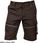 Ardon Urban+ Szorty 65 % Poliester 35 % Bawełna Canvas Ok 270 G/M² Tabiflex® Stretch 10 Kieszeni + Na Nakolanniki Brązowy H6503 46 - zdjęcie 4