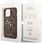 Oryginalne Etui IPHONE 14 PRO Guess Hardcase 4G Big Metal Logo brązowe (237668) - zdjęcie 7