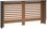 vidaXL Osłona Na Kaloryfer Czarna 152X19X81 Cm Mdf (288186) - zdjęcie 9