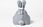 The Brooklyn Kids Pufa Funny Bunny Velvet Jasny Szary  - zdjęcie 4