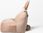 The Brooklyn Kids Pufa Funny Bunny Velvet Blady Róż   - zdjęcie 3