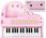 Aig Organy Dla Dzieci Keyboard Pianino + Mikrofon Różowy - zdjęcie 3