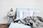 Komplet Pościeli 220x200 +2x50x60 z bawełny Pastelowy Błękit Hop Design - zdjęcie 6