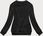 BLUZA DRESOWA DAMSKA Z NADRUKIEM CZARNA (26005) - zdjęcie 3