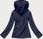 DAMSKA KURTKA SPORTOWA TYPU SOFTSHELL GRANATOWA (HD182-4) - zdjęcie 3