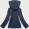 DAMSKA KURTKA SPORTOWA TYPU SOFTSHELL GRANATOWA (HD185-4) - zdjęcie 3