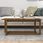vidaXL Stolik Kawowy Miodowy Brąz 110X55X45 Cm Lite Drewno Sosnowe 13452-822170 - zdjęcie 5