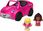 Lalka Fisher-Price Little People Samochód Barbie + 2 Figurki HJN53 - zdjęcie 2