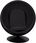 Fotel BALL BLACK czarny / nowoczesny / obrotowy / z wygłuszeniem - zdjęcie 3