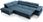 Piaski Narożnik Blues Vogue 13 Niebieski Lewy 100357887 - zdjęcie 4