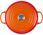 Le Creuset Głęboka Okrągła Brytfanna Żeliwo 24cm 5L Płomienna  - zdjęcie 2