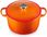 Le Creuset Głęboka Okrągła Brytfanna Żeliwo 24cm 5L Płomienna  - zdjęcie 4
