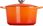 Le Creuset Głęboka Okrągła Brytfanna Żeliwo 24cm 5L Płomienna  - zdjęcie 3