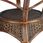 RATTANEO CORAL S139 STÓŁ BRĄZ RATTAN NATURALNY - zdjęcie 4