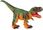 Leantoys Duża Figurka Dinozaur Tyranozaur Rex Zielono  Pomarańczowy Dźwięk 60cm Długości - zdjęcie 2