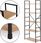 Modernhome Regał Drewniany Szeroki Nowoczesny Loft 5 Półek 362809 - zdjęcie 3