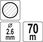 FLO Żyłka tnąca okrągła 2,6mm / 70m 89443 - zdjęcie 3