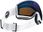 Gogle motocyklowe Imx Gogle Snowboardowe Peak White Matt/White Szyba Podwójna Blue Irridium + Brown - zdjęcie 8