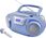 Radioodtwarzacz Soundmaster Radio-Cd Ukw Zawiera Mikrofon Niebieski - zdjęcie 1