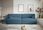 Elior Niebieska Rozkładana Sofa Manila 3X 26559 - zdjęcie 2