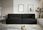 Elior Czarna Rozkładana Sofa Manila 3X 26566 - zdjęcie 8
