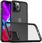 Crong Hybrid Carbon - Etui iPhone 12 Pro Max Czarny - zdjęcie 4