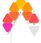 Nanoleaf Shapes Mini Triangles Starter Kit 9 paneli (NL48-0002TW-9PK-EU) - zdjęcie 3