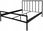 ŁÓŻKO METALOWE LONDON 80x200 LOFT INDUSTRIAL - zdjęcie 4