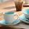 Villa Italia Filiżanka Z Kamionki Szaro-Niebieska 240ml Ze Spodkiem Opal Blue (TZ513) - zdjęcie 8