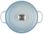 Le Creuset - Okrągła Brytfanna 24cm SIGNATURE coastal blue - zdjęcie 3