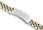 Jvd Bransoleta stalowa bicolor do zegarka 20 - 22 mm KT 195-20 - zdjęcie 3