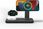 Ładowarka do telefonu Mophie Snap+ 3w1 Wireless Charging Stand MagSafe czarny - zdjęcie 2