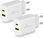 Ładowarka Sieciowa Mediarange 25W Usb-A I Usb-C Biała Mrma112  - zdjęcie 2
