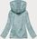DAMSKA KURTKA SPORTOWA TYPU SOFTSHELL SZARO-NIEBIESKA (DW-21605) - zdjęcie 3