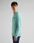 LEE WOBBLY LEE SWS MĘSKIE BLUZY MINT BLUE L81MSPUD - zdjęcie 3