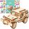 Ateneum Drewniane Model 3D Jeep Puzzle - zdjęcie 5