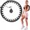 Hms Hula Hop Hhw12 Z Wypustkami I Obciążnikiem Rozmiar Plus Size Czarny - zdjęcie 2