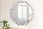 Tulup Lustro z nadrukiem dekoracyjne okrągłe Styl nowoczesnych oczu 100cm (LSDOP00169) - zdjęcie 7