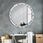 Tulup Lustro z nadrukiem dekoracyjne okrągłe Styl nowoczesnych oczu 100cm (LSDOP00169) - zdjęcie 2