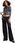 Desigual Koszula Lettering 23SWTKBZ Czarny Slim Fit - zdjęcie 3