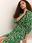 Karen by Simonsen Sukienka letnia Grace 10104188 Zielony Relaxed Fit - zdjęcie 2