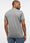 MUSTANG Style Alex C LOGO Tee MĘSKI T-SHIRT KOSZULKA Mid Grey Melange 1013223 4140 - zdjęcie 5