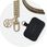Guess Crossbody Strap Pu 4G Chain With Charm Gold Brown - Zawieszka (GUUC4MG4EW) - zdjęcie 3