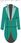 Kardigan długi gruby sweter ombre kolorowy - zdjęcie 2