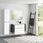 Duravit ME by Starck umywalka z szafką pod umywalkę ineo4 z uchwytem i szafką z lustrem 23368332601+BE0266WH+BEA002MI - zdjęcie 2
