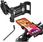 Alogy Uchwyt Rowerowy Metal Bike Holder Do Telefonu Na Kierownicę Rower Motor Hulajnoga Czarny Pasek Bezpieczeństwa - zdjęcie 3