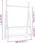 vidaXL Wieszak Na Ubrania 100X45,5X150Cm Lite Drewno Sosnowe (824988) - zdjęcie 2