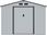 Domek Narzędziowy Ogrodowy Hudson 9X8 Light Grey - zdjęcie 3