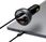 Ładowarka do telefonu Baseus Digital Display szybka ładowarka samochodowa USB-A / USB-C PD3.1 140W czarny + kabel USB-C Baseus Superior Series 5A  - zdjęcie 4