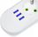 Listwa zasilająca Interlook Listwa Zasilająca 4 Gniazda 3 Usb Przedłużacz 3M (LHF04UWHITE) - zdjęcie 8
